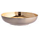 Chalice, ciborium and bowl paten, modern style, silver-plated brass s6