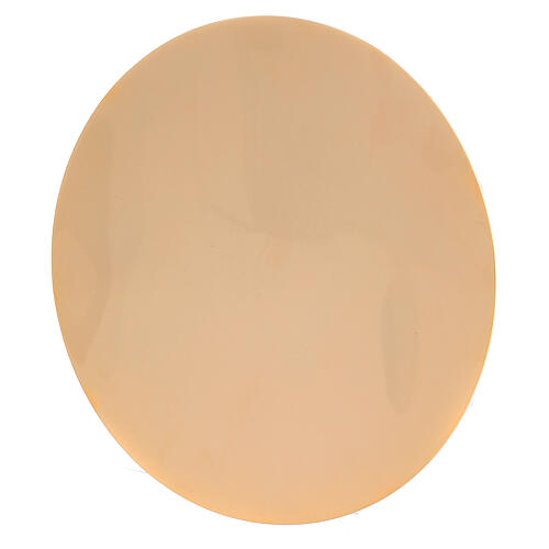 Cálice píxide patena ofertório latão dourado estilo minimalista 7