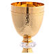 Jubilee chalice with case, Pilgrims of Hope, gold plated brass and crystal s4