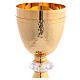 Jubilee Pilgrims of Hope Chalice in golden crystals with chalice holder s4