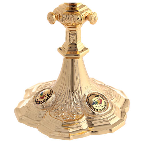 Chalice of Jubilee 2025, gold plated brass, with paten 6