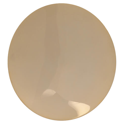 Cáliz copón patena latón dorado trabajado 8