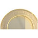 Patena de latão dourado 25 cm s2