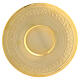 Patena 20 cm latón dorado s1