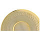 Patena 20 cm latón dorado s2