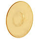 Paten in gilded brass, 20 cm s5