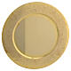 Patena latón 25 cm dorado s1