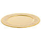 Patena ottone 25 cm dorata s3