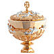 Calice et ciboire dorés anges blé argent style Baroque s5