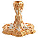 Chalice and Ciborium golden angels wheat silver Baroque style s7