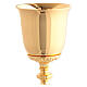 Golden Chalice and Ciborium with Silver Angels and Floral Scrolls s3