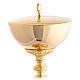 Golden Chalice and Ciborium with Silver Angels and Floral Scrolls s6
