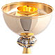 Ciborium two-tone gold grape node Pax stippled effect 25 cm s2