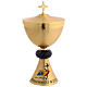 Chalice and pyx with hand-engraved Jubilee logo, sodalite node s6