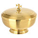 Satin gold-plated low ciborium, 4 in s1