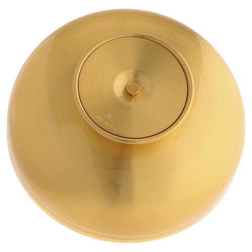 Ziborium, niedrig, vergoldet satiniert – 11 cm 6