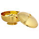 Low ciborium in satin gold-plated, 10 cm s2