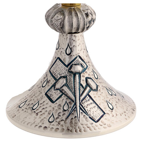 Handcrafted Chalice Symbols of Passion, 21 cm 3