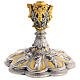 Gold silver chalice holy angels, 22 cm s3
