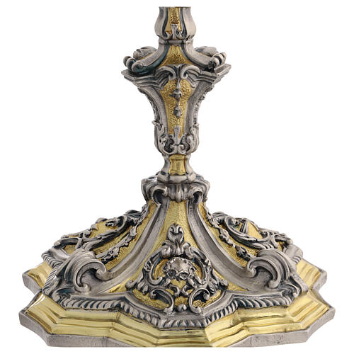 Baroque chalice gold silver, 23 cm 6
