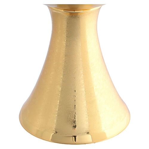 Calice e pisside con coperchio dorati 26 cm 6