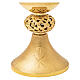 Calice segrinato dorato nodo corona spine 20 cm s3
