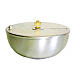 Pisside dorata coperchio antivento 15 cm s1