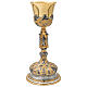 Calice Passione Di Cristo coppa argento finitura due colori s1