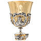 Chalice and Ciborium Saints and Passion Symbols Lost Wax Casting Dual Finish s10