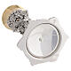 Calice con Santi ottone bicolore altezza 25 cm stile gotico s11