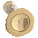 Calice ottone bicolore 28 cm angeli e Passione di Cristo s11