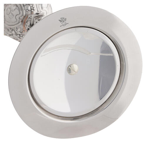 Calice ottone bicolore Passione di Cristo 27 cm 9