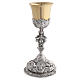 Calice ottone bicolore Passione di Cristo 27 cm s7