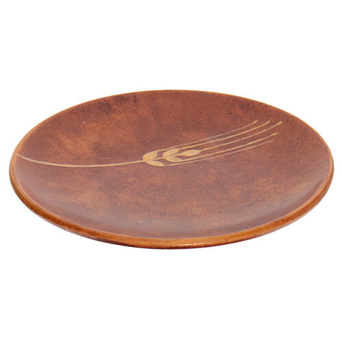 Ceramic plate, Leather color 2