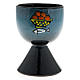 Ceramic chalice with conical base s1
