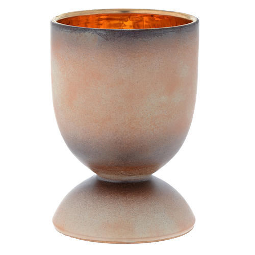 Ceramic chalice with round base 2