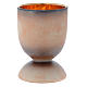 Ceramic chalice with round base s2