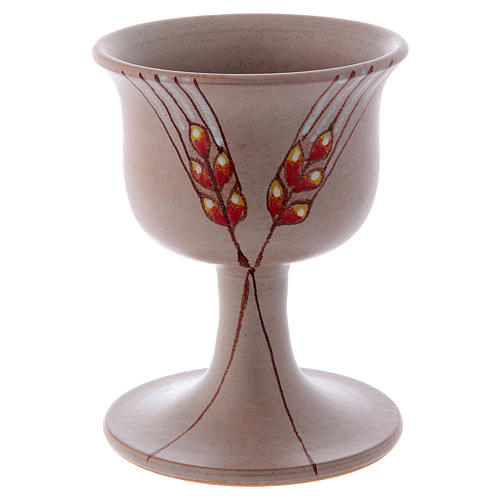 Kielich ceramiczny z motywem dekoracyjnym 6