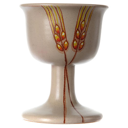 Kielich ceramiczny z motywem dekoracyjnym 3