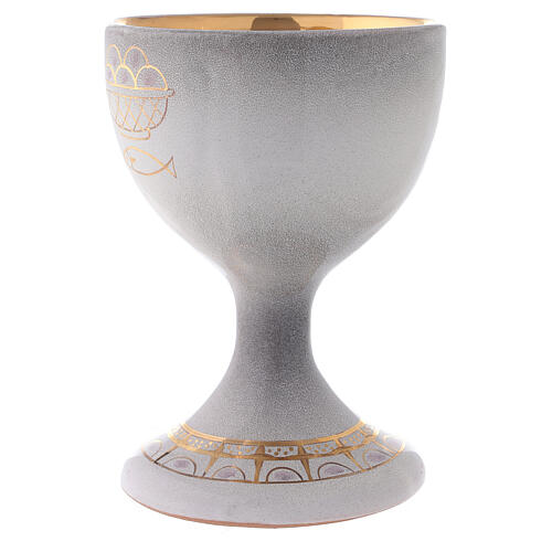 Ceramic pearled chalice 3