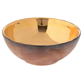 Ceramic bowl paten with tau 14 cm