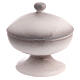 Pisside ceramica color perla con coperchio s3