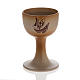 Chalice in ceramic, sand colour, Year of Faith, in stock s1