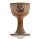 Chalice in ceramic, sand colour, Year of Faith, in stock s2