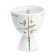 Chalice in white ceramic, cup s1