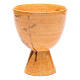 Chalice in beige ceramic, cup s2
