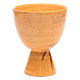 Chalice in beige ceramic, cup s4