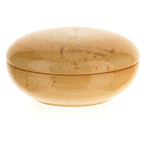 Mustard Paten rounded with lid, Cana Line 7