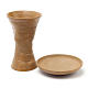 Ceramic chalice and low paten, Kristos s1