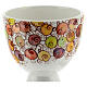 Ceramic small chalice "Linea Bacche" 10 cm s2